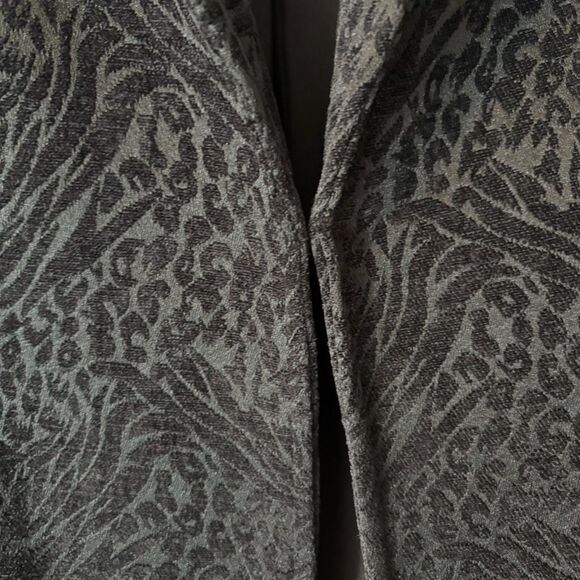 Chico’s L black dress coat lined single closure pockets (Chico’s size 2) - Picture 6 of 10